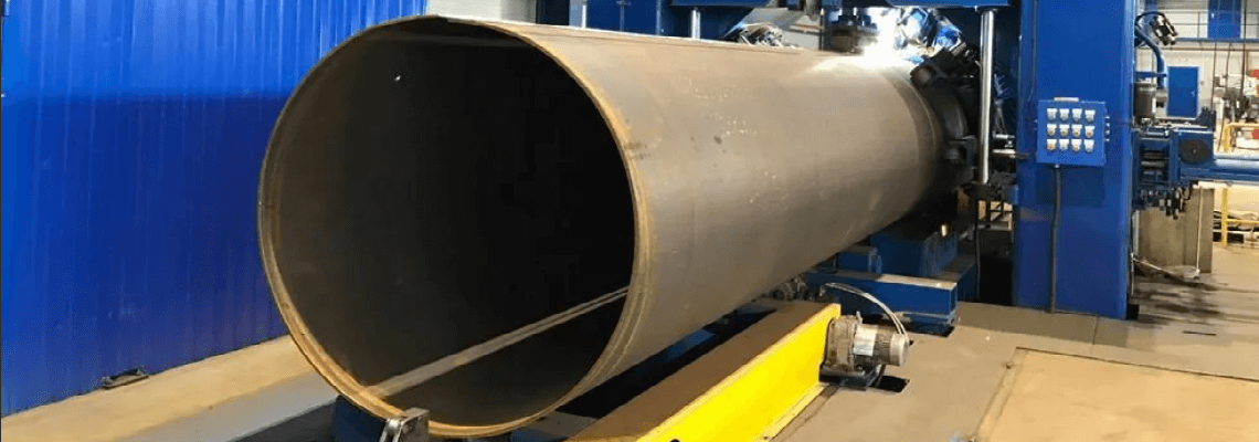 Производство сварной трубы больших диаметров